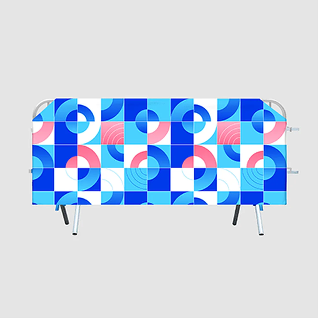 Custom crowd barrier banner