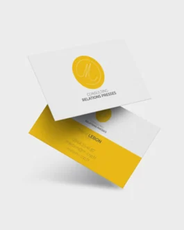 Custom square business card