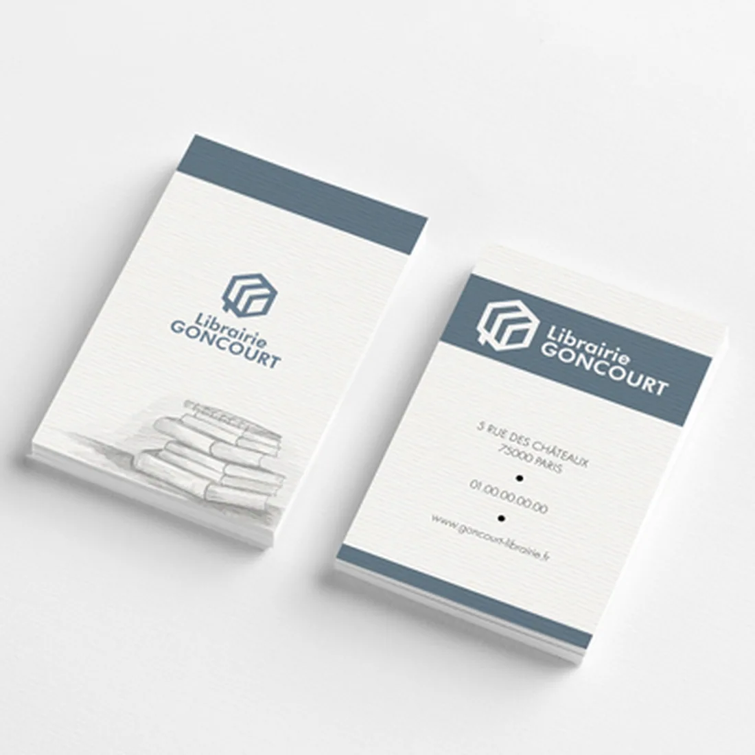 Custom folded business card