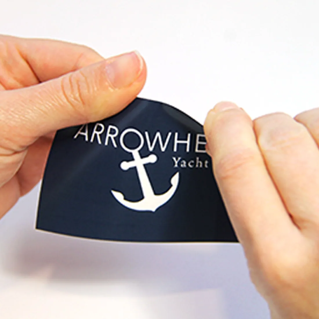 Custom custom-shaped business card