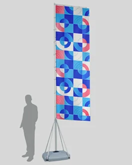 Drapeau sur mât personnalisé