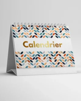 Custom desk calendar