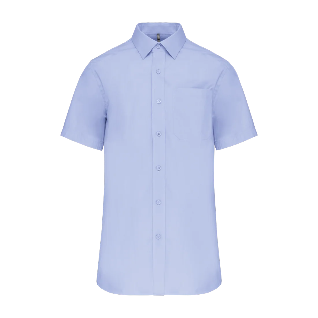 Men's short-sleeved cotton poplin shirt, customisable – Kariban