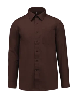 Men's easy-care polycotton poplin shirt, customisable – Kariban