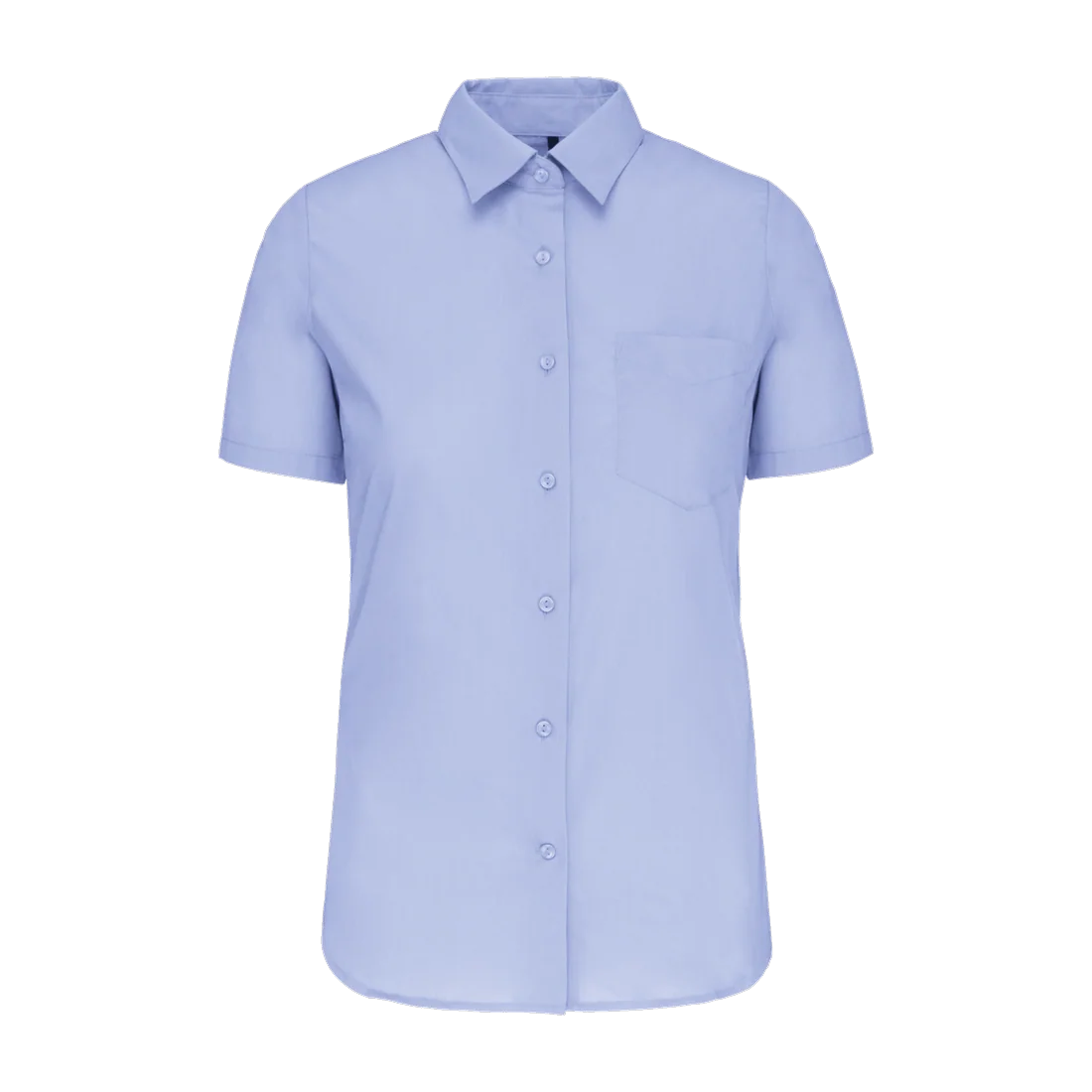Chemise popeline polycoton manches courtes entretien facile femme personnalisable Kariban