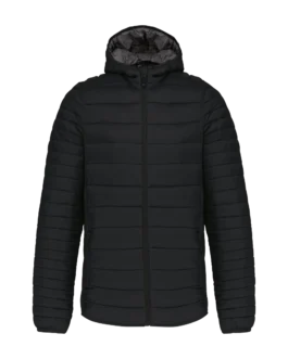 Doudoune légère capuche homme personnalisable Kariban
