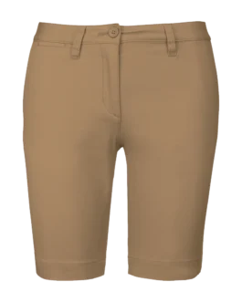 Ladies’ chino Bermuda shorts, customisable – Kariban