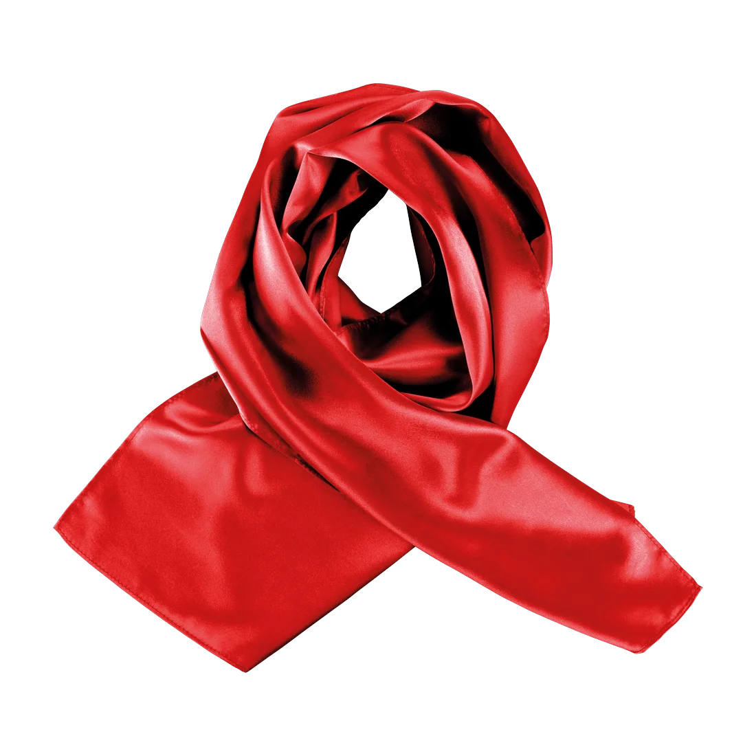 Satin scarf, customisable – Kariban