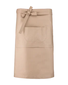 Cotton long apron, customisable – Kariban