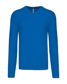 Pull col V homme personnalisable Kariban