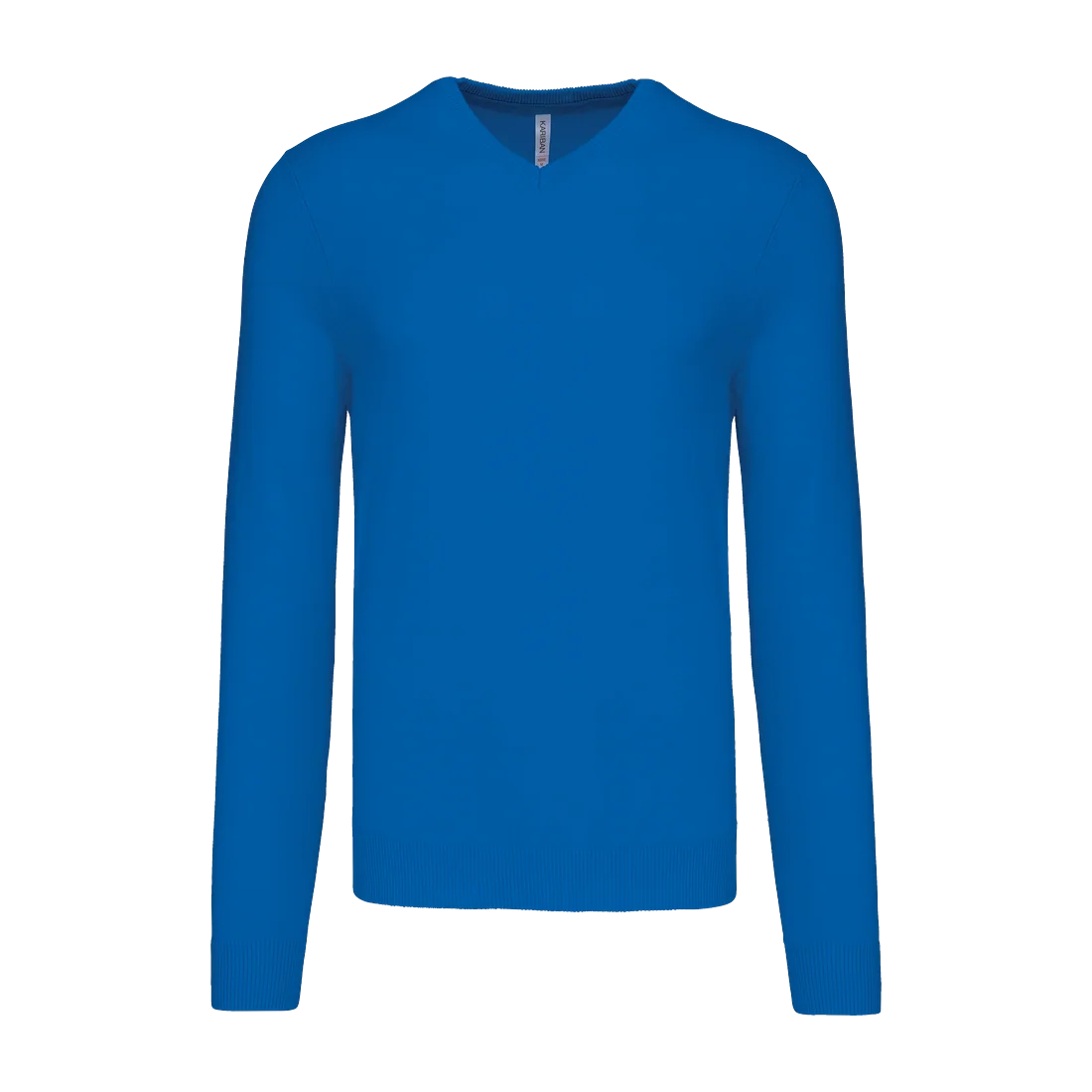 Pull col V homme personnalisable Kariban