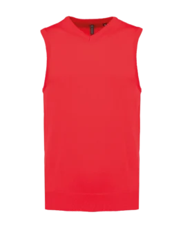 Pull col V sans manches personnalisable Kariban