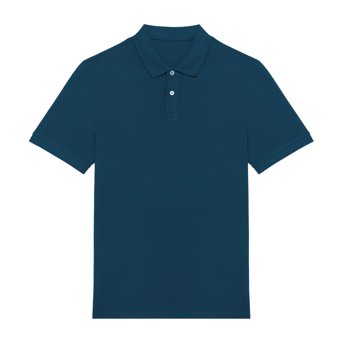 Eco-friendly men’s piqué polo shirt, customisable – Native Spirit