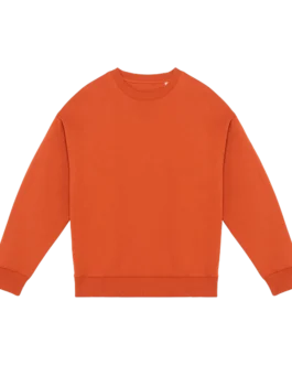 Eco-friendly unisex oversize round neck sweatshirt 300 g/m², customisable – Native Spirit