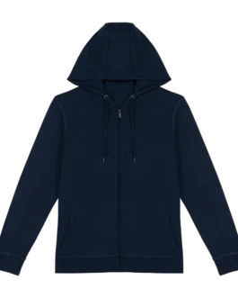 Sweat-shirt écoresponsable zippé à capuche French Terry unisexe personnalisable Native Spirit