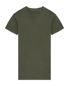 Eco-friendly ladies’ washed effect t-shirt dress, customisable – Native Spirit
