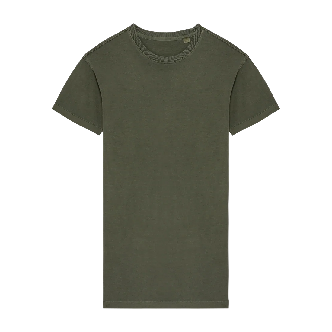 Eco-friendly ladies’ washed effect t-shirt dress, customisable – Native Spirit