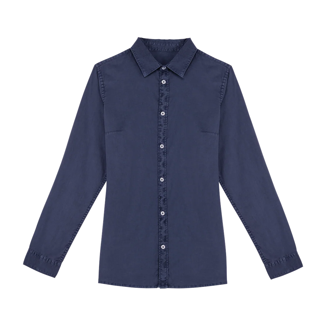 Eco-friendly ladies’ washed effect shirt, customisable – Native Spirit