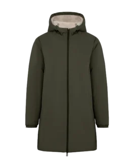 Eco-friendly unisex sherpa-lined waterproof jacket, customisable – Native Spirit
