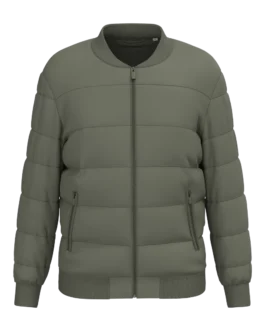 Veste matelassée écoresponsable à col teddy unisexe personnalisable Native Spirit