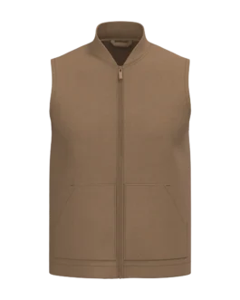 Bodywarmer rembourré en sergé écoresponsable à col teddy unisexe personnalisable Native Spirit