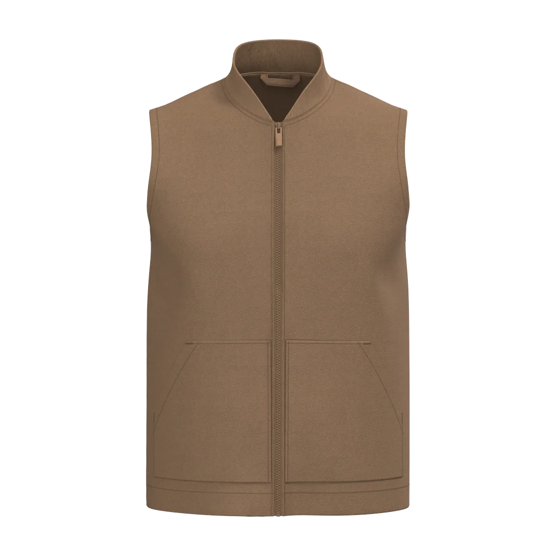 Bodywarmer rembourré en sergé écoresponsable à col teddy unisexe personnalisable Native Spirit