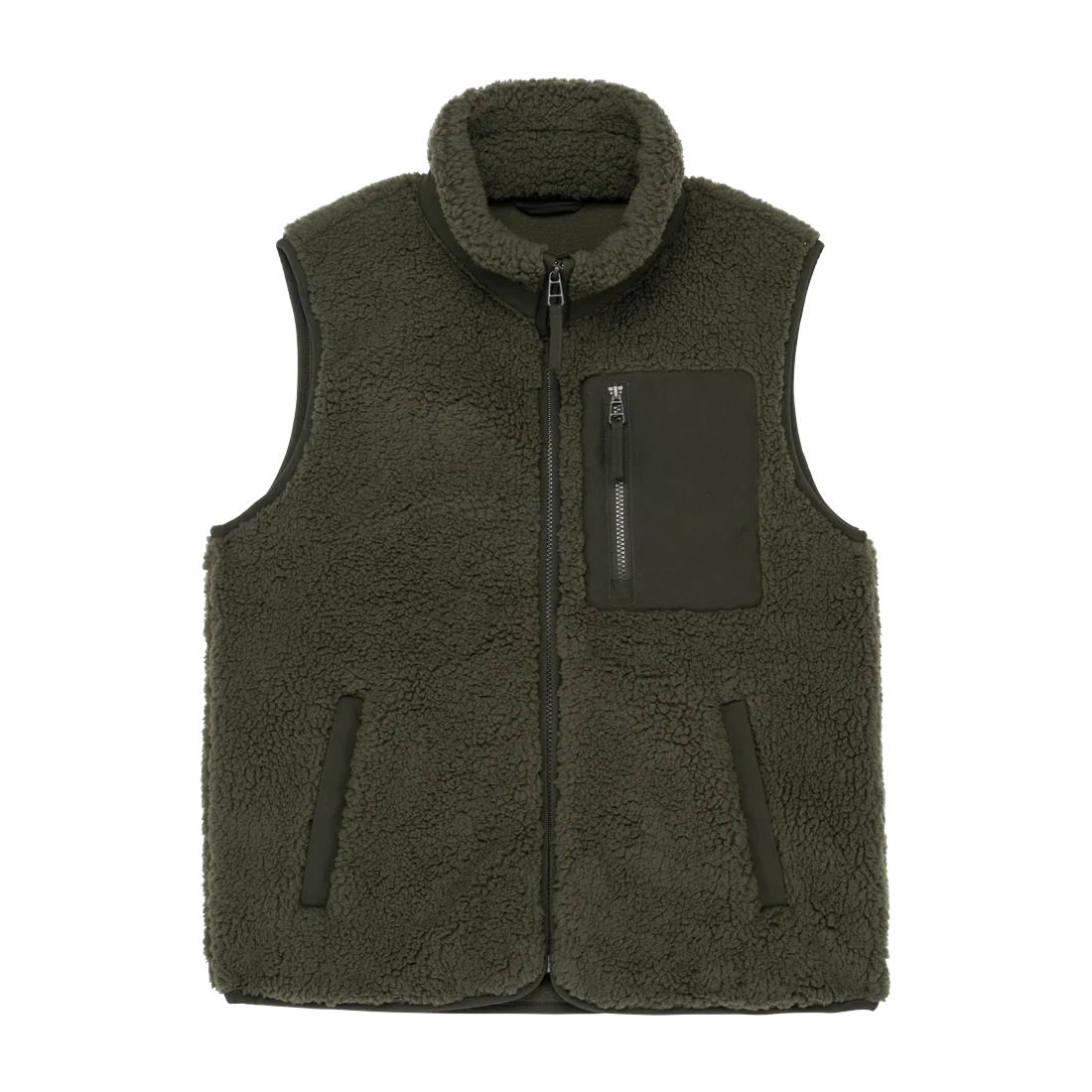 Bodywarmer écoresponsable en sherpa unisexe personnalisable Native Spirit