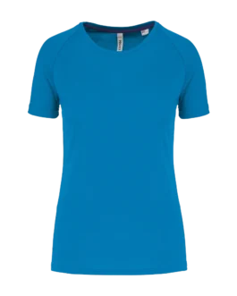 T-shirt de sport à col rond recyclé femme personnalisable PROACT